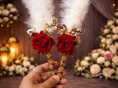 Qubool Hai Nikah Ceremony – Signature Wedding Pen for Bride & Groom | Shadi Mubarak Nikah Nama Signing Pen | Islamic Wedding Gift.