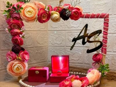 Engagement/Nikah Ring Plate for Couple