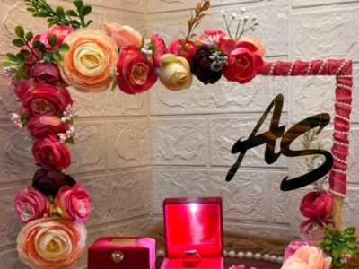 Engagement/Nikah Ring Plate for Couple